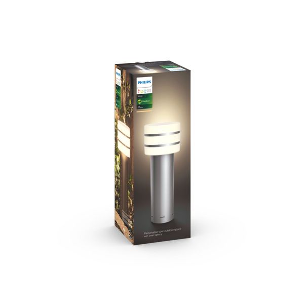 Philips Lighting Tuar Hue White sokkellamp 1x9W 230V Inox