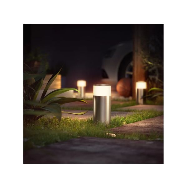 Philips Lighting Calla Hue White and Color Ambiance sokkellamp inox