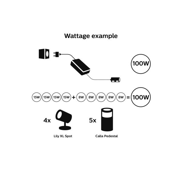 Philips Lighting Hue Buitenvoeding 100 W