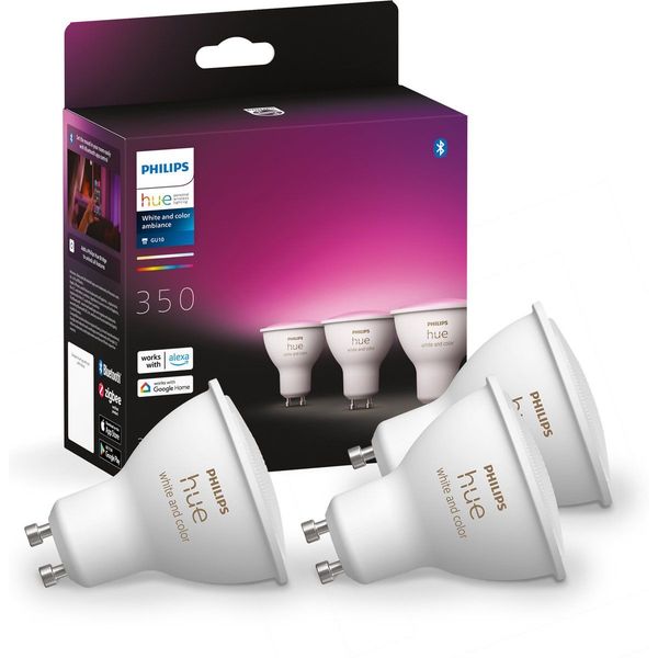 Philips Lighting Hue White and Color Ambiance GU10 - slimme spot - (3-pack)