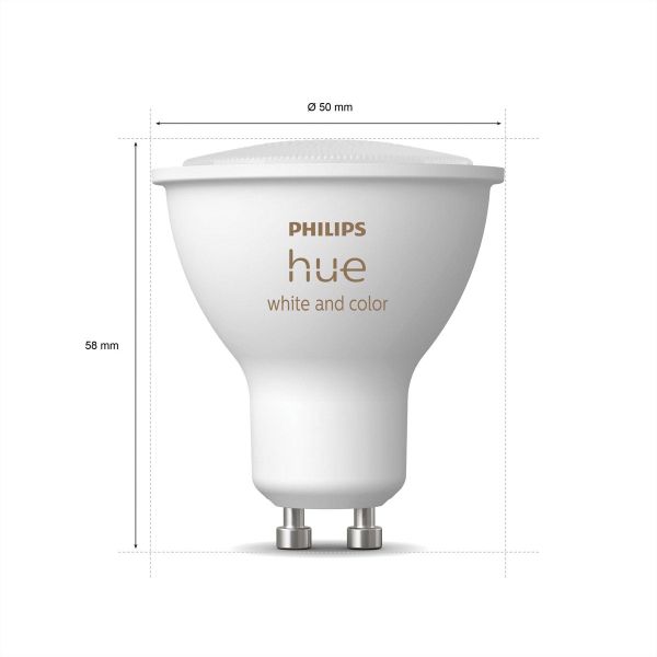 Philips Lighting Hue White and Color Ambiance GU10 - slimme spot - (3-pack)