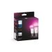 Philips Lighting Hue White and Color Ambiance A60 - E27 slimme lamp - 1100 (2-pack)