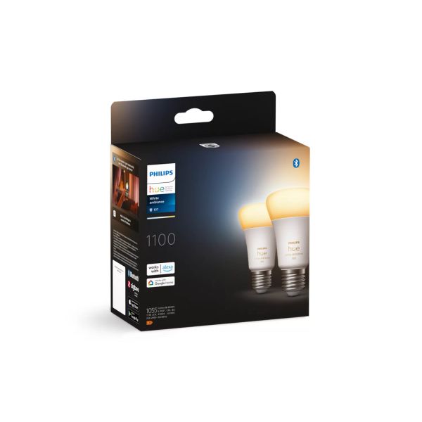 Philips Lighting Hue White ambiance A60 - E27 slimme lamp - 1100 (2-pack)