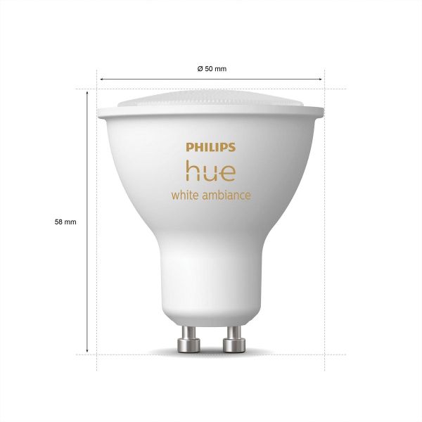 Philips Lighting Hue White Ambiance  5W GU10