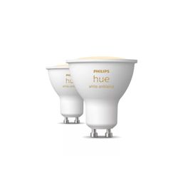 Philips Lighting Hue White ambiance GU10 - slimme spot - (2-pack)