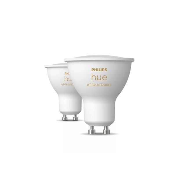 Philips Lighting Hue White ambiance GU10 - slimme spot - (2-pack)