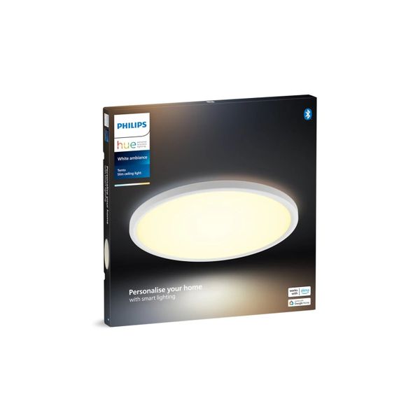 Philips Lighting Tento Hue White Ambiance plafondpaneel - Medium - rond White