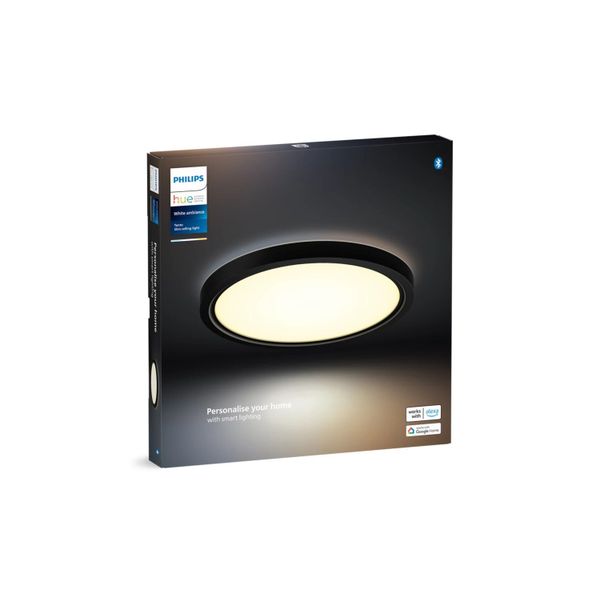 Philips Lighting Tento Hue White Ambiance plafondpaneel - Small - rond Black