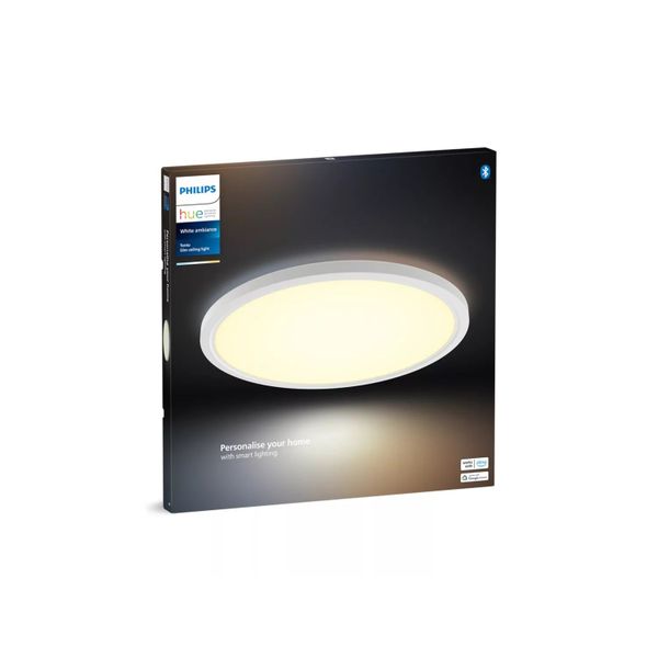 Philips Lighting Tento Hue White Ambiance plafondpaneel - XL - rond White