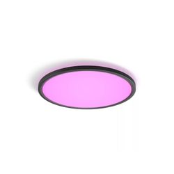 Philips Lighting Tento Hue White and Color Ambiance plafondpaneel - medium - rond black