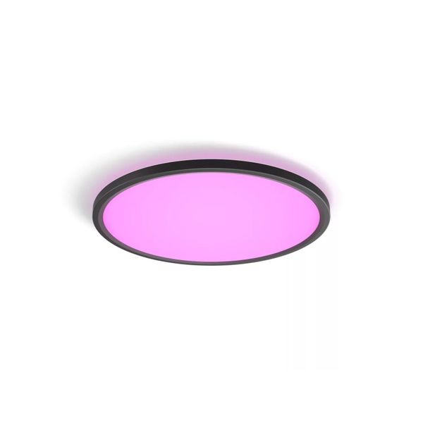 Philips Lighting Tento Hue White and Color Ambiance plafondpaneel - medium - rond black