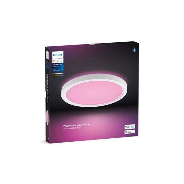 Philips Lighting Tento Hue White and colour Ambiance plafondpaneel - small - rond white