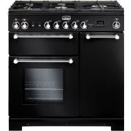 Kitchener 90 Dual Fuel Black/Chroom 