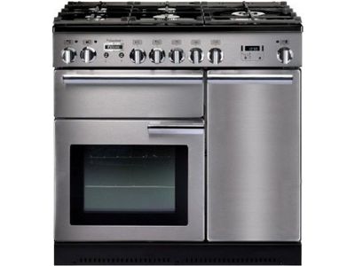 Professional+ 90 Dual Fuel St Acier Chrome