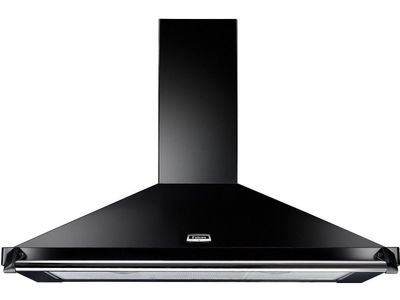Classic Hood 110 Black Chrome/Rail
