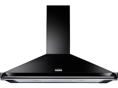 Classic Hood 100 Black Chrome/Rail