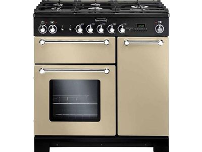 Kitchener 90 Dual Fuel Cream/Chroom