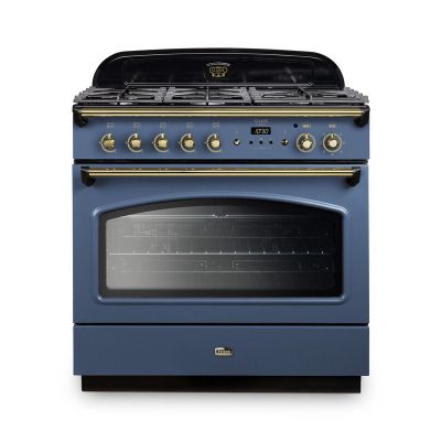 Classic FX 90 90 Gas-Elektro Stone Blauw / Chroom  Falcon