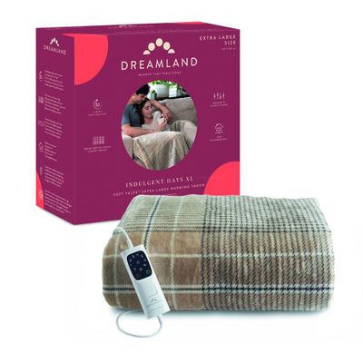 Verwarmde Plaid XL Fluweel Dreamland