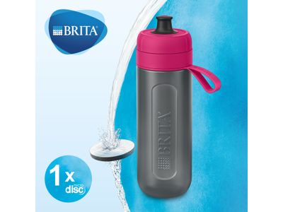 Waterfilterfles Active pink