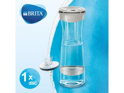 Waterfilterkaraf soft grey