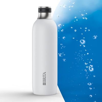 1046735 Bouteille inox sodaTRIO Large 0.9L Blanc Brita