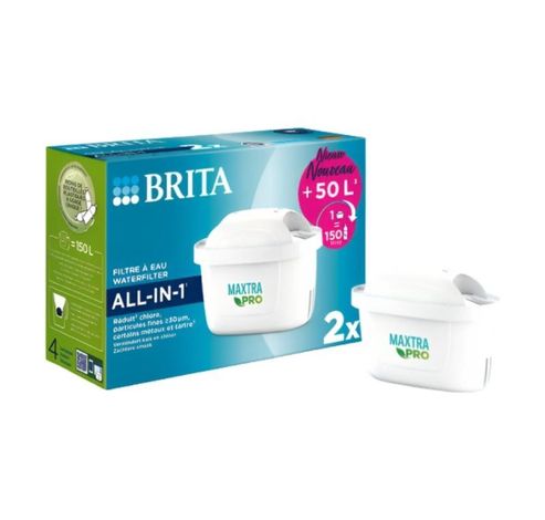 1050413 Waterfilterpatroon Maxtra Pro All-in-one 2-pack  Brita