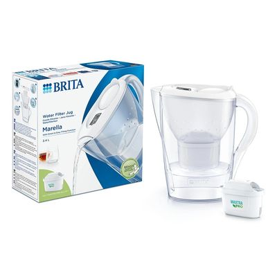 1051118 Marella Cool Carafe filtrante avec 1 cartouche Maxtra Pro 2,4 L Blanc Brita