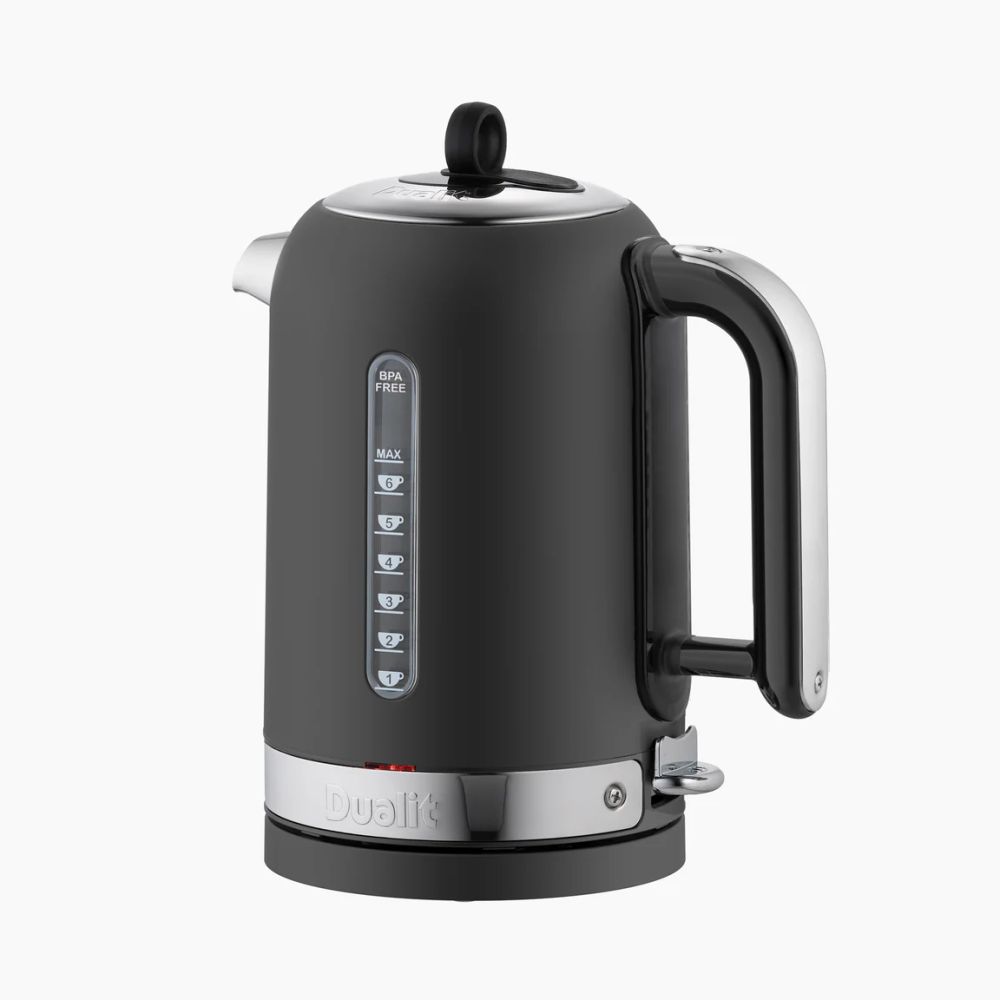 Classic waterkoker 1.7L Matt Black 