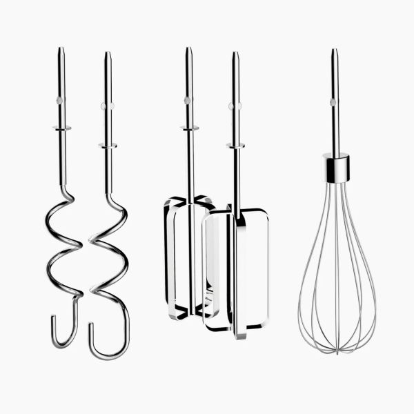 Handmixer set chroom 