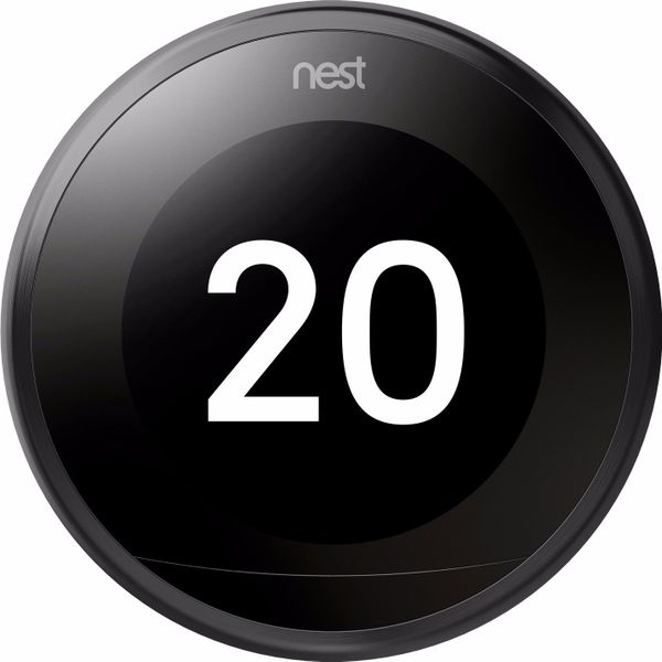 Google Nest Learning Thermostat 3e Gen Zwart