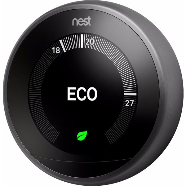 Google Nest Learning Thermostat 3e Gen Zwart