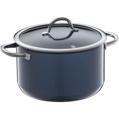 Fusiontec Inspire hoge kookpot met deksel 20cm Zwart 