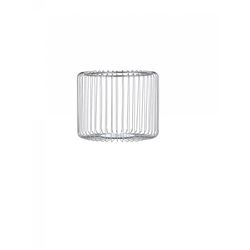 Wire basket -ESTRA- matt chrome plated small 