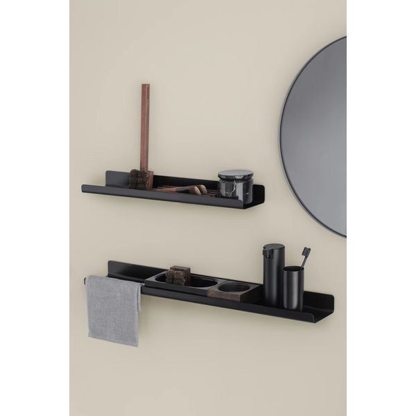 Toilet brush with wall holder - MODO - Black 