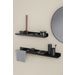 Toilet brush with wall holder - MODO - Black 