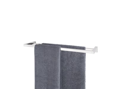 Double towel rail -MENOTO- polished 64 x 55 cm