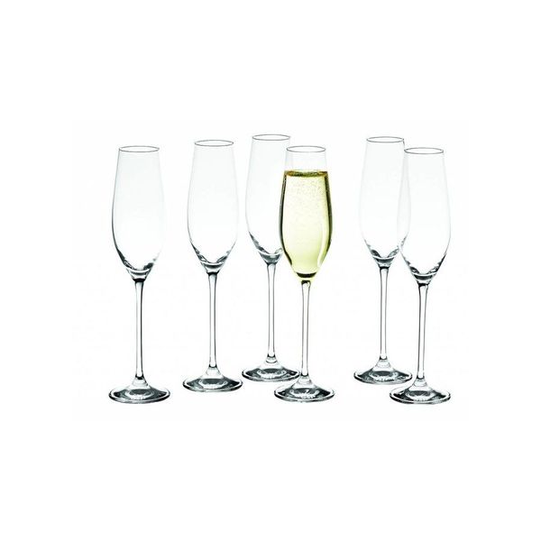 Salt & Pepper Cuvee champagneglas set/6