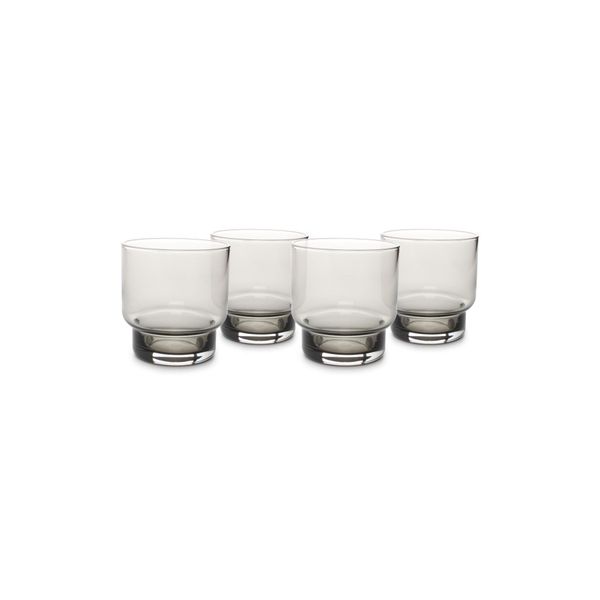 Salt & Pepper Secrets Glas 30cl Smoked set/4