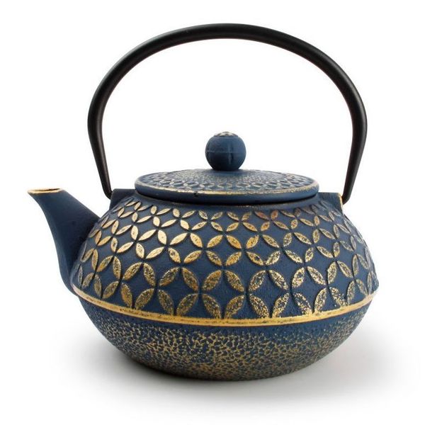 Salt & Pepper My Tea Theepot 80cl blad goud/blauw