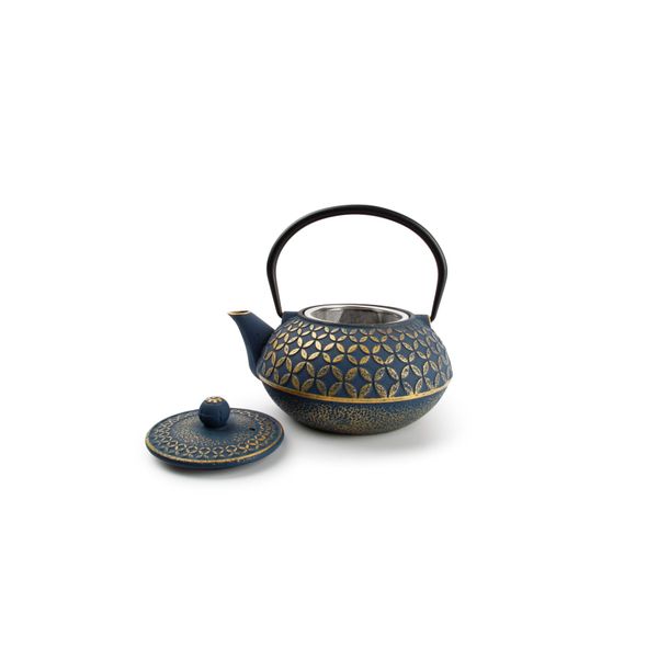 Salt & Pepper My Tea Theepot 80cl blad goud/blauw