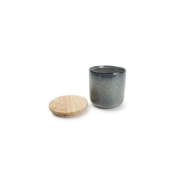 Salt & Pepper Meridian Voorraadpot 12xH12cm groen/blauw