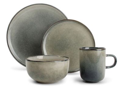 Meridian Servies 16-delig groen/blauw