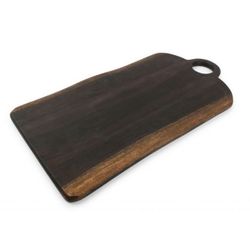 Chop Serveerplank 50x25xH1,5cm hout zwart 