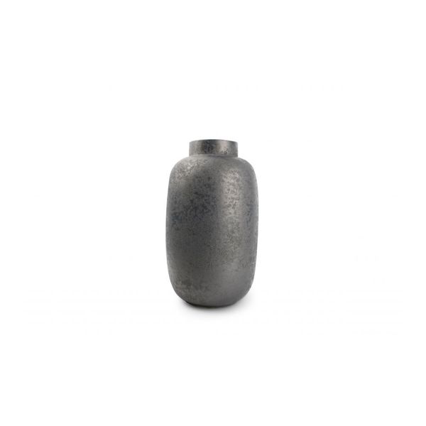 Salt & Pepper Bullet Vaas 20xH34cm antraciet