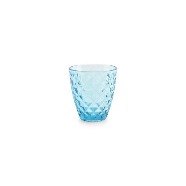 Salt & Pepper Prisma Glas 22cl blauw - set/4