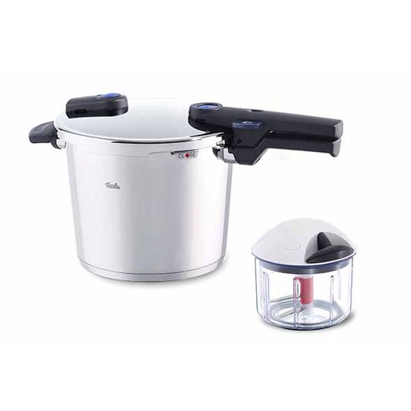 Fissler Vitaquick Premium Set - Snelkookpan D22cm 6l - Multihakker