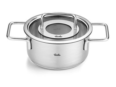 Pure Collection Faitout D16cm 1,9l Couvercle En Verre - Tous Feux