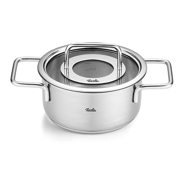 Pure Collection Kookpot D16cm 1,9l Glazen Deksel - Alle Vuren 