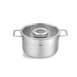 Pure Collection Kookpot D24cm 5,7l Glazen Deksel - Alle Vuren 